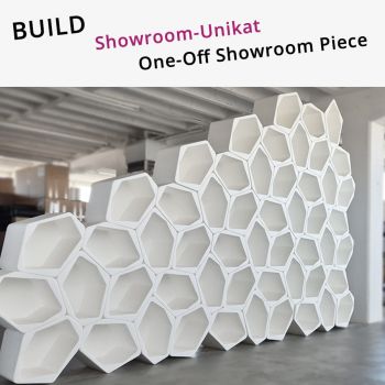 BUILD shelving and room partitionin white